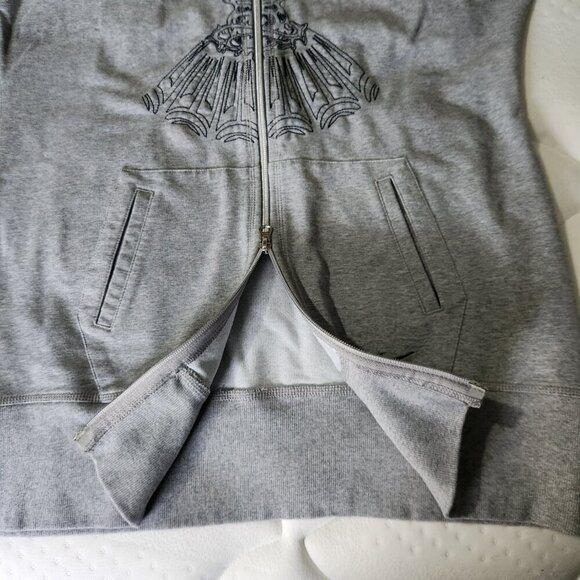 Nike Dry Phoenix Hooded Jacket Women's XXL (20-22) Grey Full Zip with Pockets - Picture 7 of 12